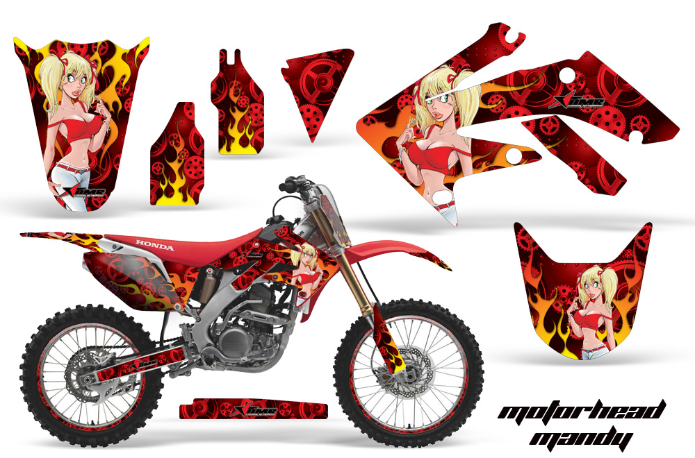 Honda CRF250R 04-09 Graphics Kit MM R NPs